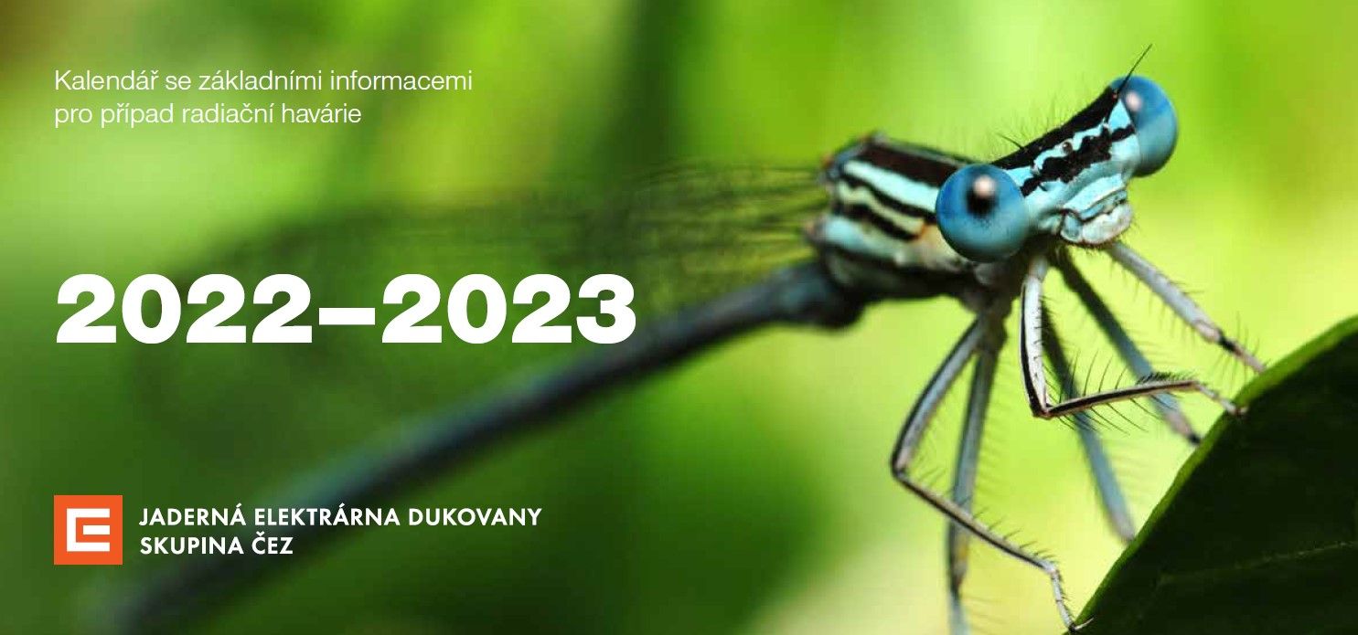 kalendář JE Dukovany 2022-2023